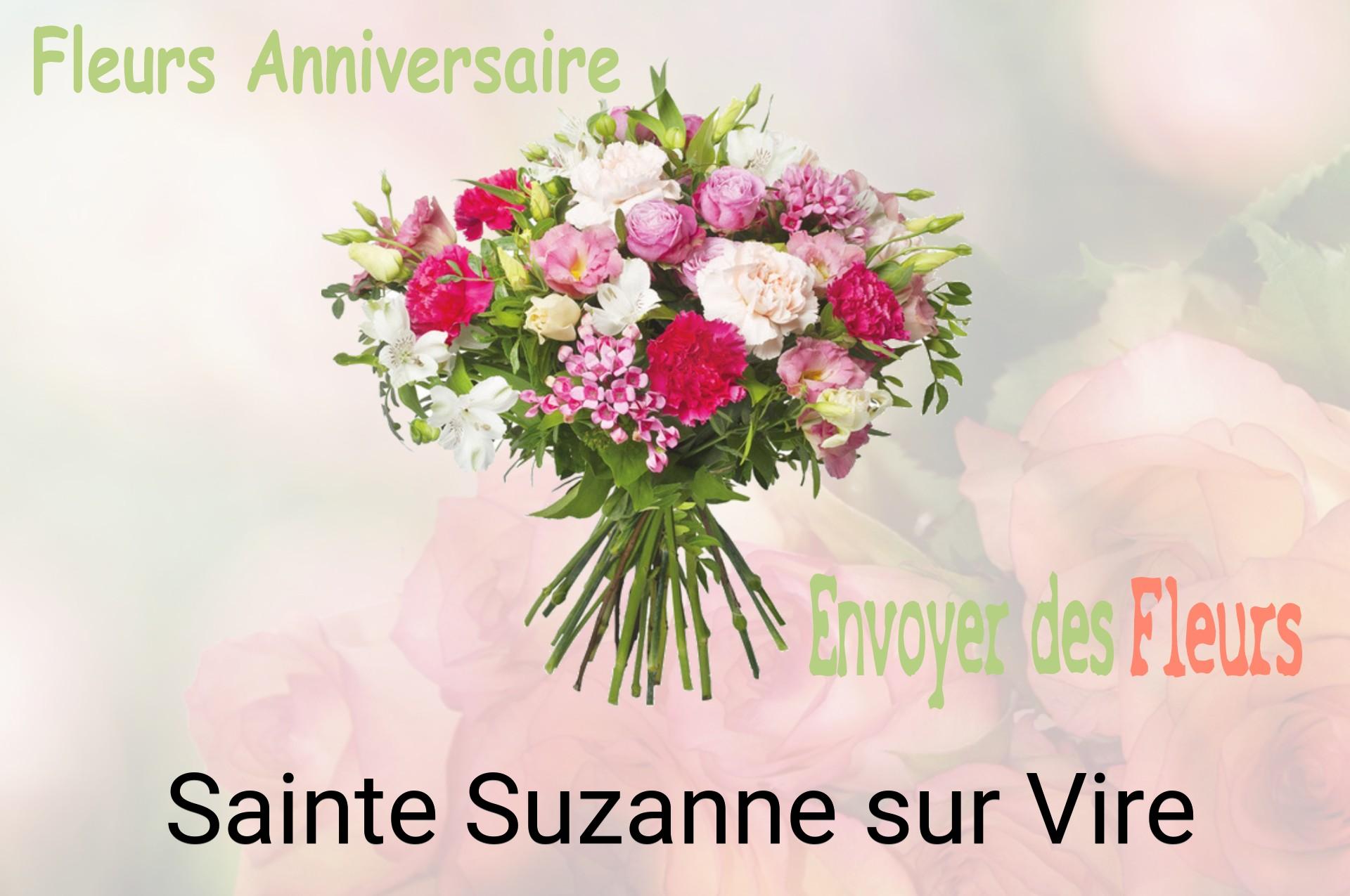Bouquet de fleurs d’anniversaire livré à Sainte-Suzanne-sur-Vire